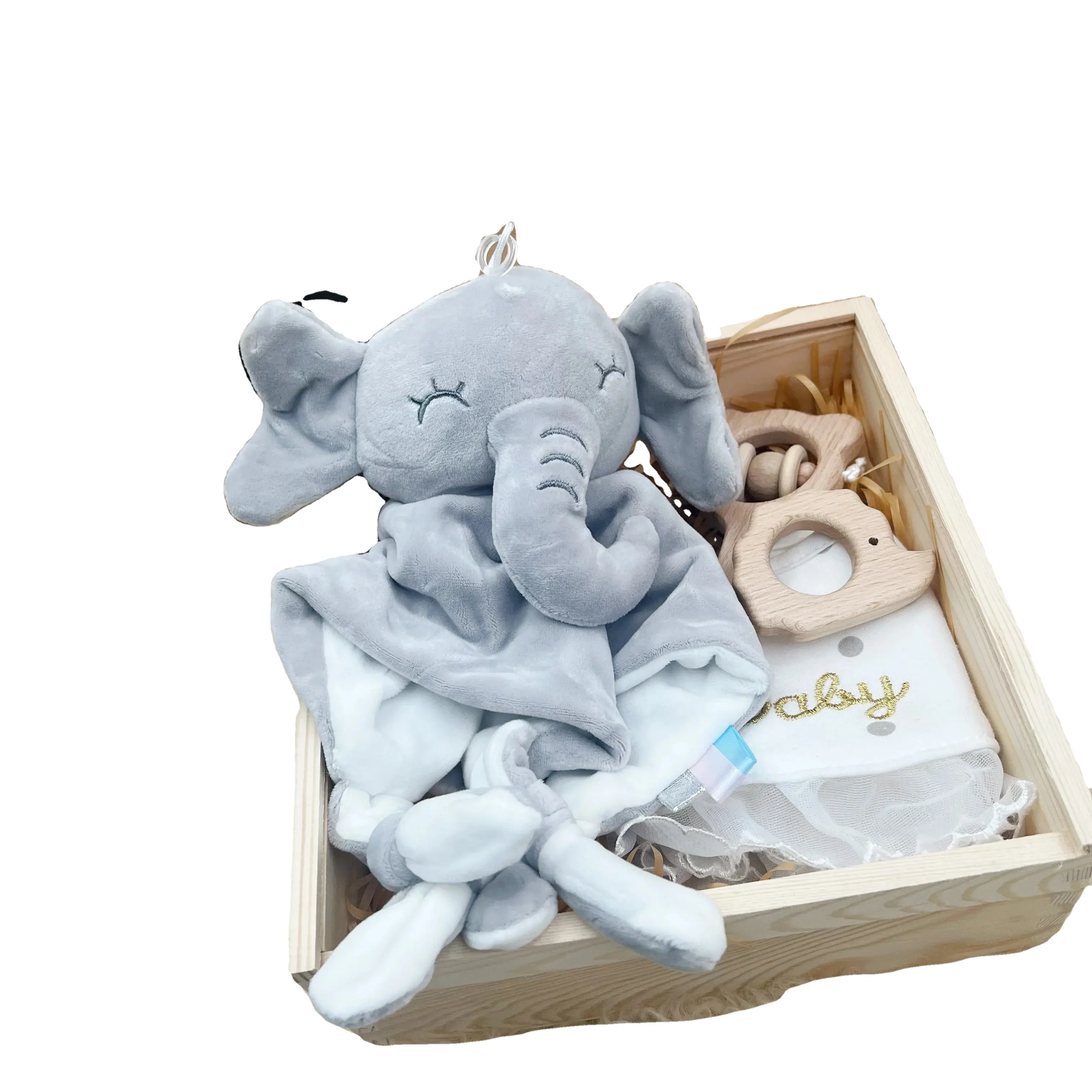 Zoo baby full moon wooden toy gift box supports small batch customization.