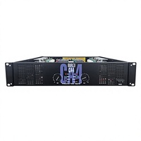 Amplificateur de puissance professionnel BRJ CA4 2*350W classe AB, système audio analogique pur 2 canaux pour scène et événements live