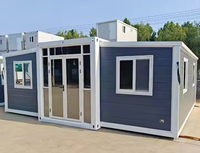 Maison Modulaire Préfabriquée de Haute Qualité 20/30/40FT, Modèle Pliable, Maison Préfabriquée de Luxe 2/3 Chambres