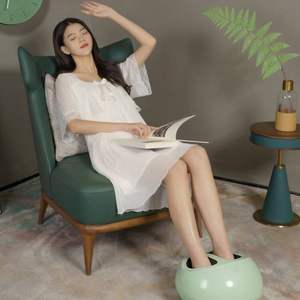 ファッショナブルなポータブルモダンな小さな振動スマート血液循環フットマッサージマシン脚マッサージャーダブルフットマッサージ - Product Image 6