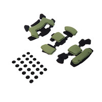 Inserts de protection universels en mousse EVA absorbant la transpiration, en coton, pour casque tactique, kits d'amortissement en éponge OEM/ODM