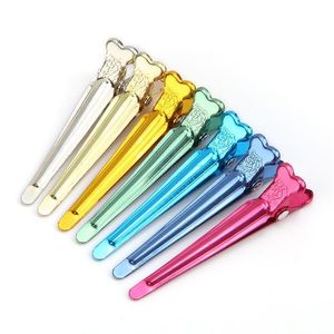 Pinces à cheveux en métal en forme de cœur, 10 cm, petites pinces colorées pour le coiffage quotidien, outils de beauté - Product Image 1