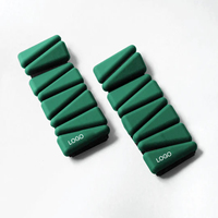 Haltères de poignet triangulaires en silicone réglables pour fitness, yoga, entraînement de musculation et exercices de traction manuelle