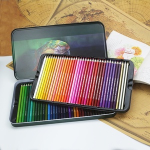 Escola arte profissional esboço desenho lápis coloridos 72 em metal caixa - Product Image 6