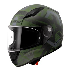 Casque intégral Ls2 Rapid 2 Thunder Birds, vert militaire mat, casques de moto - Product Image 1