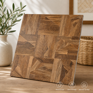 Dalle de <span class=keywords><strong>Sol</strong></span> PVC Auto-Adhésive Luxe Imperméable Effet Marbre, Autocollant Mosaïque à Peler et Coller - Product Image 1