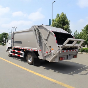 1Brand New 1SUZU 100P 4X2 5CBM Compress Garbage Rear Loading Disposal Refuse <b>Waste</b> Truck - Product Image 1
