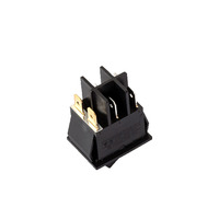 Interrupteur à bascule double 16A pour bateaux, type 6 broches avec lumière LED, interrupteur détachable en cuivre, durable 250V