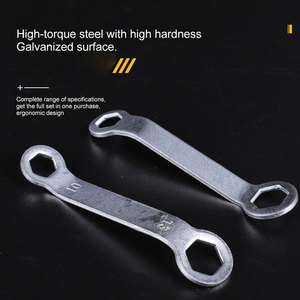 Wholesale Stamped Double Box End <b>Spanner</b>, Zinc Plated <b>Thin</b> Combination <b>Spanner</b> for Furniture Assembly - Product Image 3
