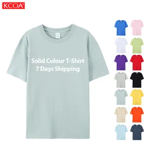 Sản Phẩm Tại Chỗ Bán Buôn Thiết Kế Mới Đồng Bằng Màu Đen Bông Men's T-Shirts Với Biểu Tượng Tùy Chỉnh