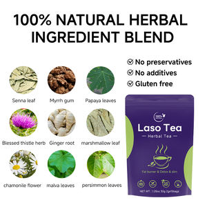 Detoks çayı özel etiket OEM doğal sağlıklı çay zayıflama hızlı detoks 15 gün laso çay - Product Image 2