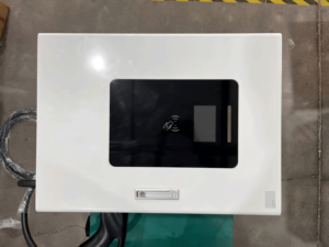 New <strong>DC</strong> Small EV Wall-Mounted Charger with RFID+APP Control Screen Display Solar Home Use Cable Management - Product Image 3