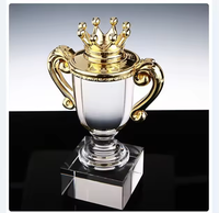 Nouveau Design Élégant K9 Crystal Championship Trophées Coupe Crystal Sport Basketball Trophy Awards