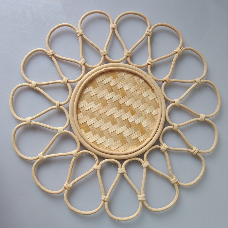 Table Mats Placemats Woven Natural Rattan