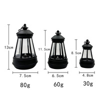 Lustre de jardin extérieur à énergie solaire, lanterne suspendue à LED inspirée des animaux, lampes de jardin solaires écologiques