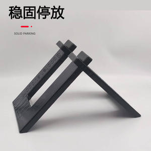 Support de stationnement pour trottinette et vélo d'équilibre, cadre rigide en plastique noir, 1,2 m, support pour vélo d'enfant - Product Image 4