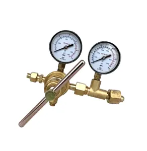 用于空调测试气体调节器的高压氮气调节器价格lpg低压17气瓶调节器