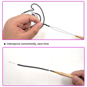 Nhãn Hiệu Riêng 1000Pcs Mỗi Cuộn Tóc Mở Rộng Công Cụ <span class=keywords><strong>Micro</strong></span> Nhẫn Hạt 3.0*1.6*2.0 Mm Cao Cấp Pre Nạp Silicone Nano Vòng - Product Image 6