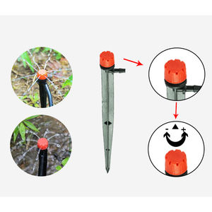 Système d'irrigation <span class=keywords><strong>goutte</strong></span> à <span class=keywords><strong>goutte</strong></span> réglable avec émetteur d'eau à bulles en plastique à 360 degrés, pulvérisateur avec verrouillage pour <span class=keywords><strong>tuyau</strong></span> de 1/4 pouce - Product Image 5