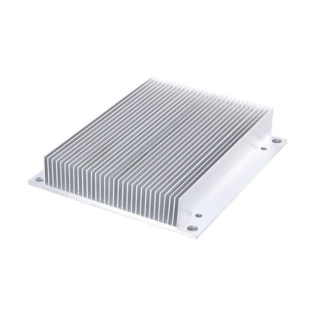 Customized 6000 Series Aluminum Extrusion Heatsink High Density Fins for Inverter Controller Glass Wall Bending Cutting
