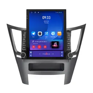 9.7" Tesla Style Screen Android For Subaru Outback 4 BR Legacy 5 LHD 2009-2014 Car Radio player GPS Navigation with carplay