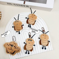 Peluche promotionnelle en tissu, motif cafard de dessin animé, créative, coquine et mignonne, cadeau idéal pour les fêtes