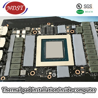 Almohadilla Térmica de Silicona NDST-CP120 de Alta Conductividad Térmica, Protección de Disipación de Calor para Baterías de Vehículos Eléctricos de Alto Voltaje, Alta Temperatura