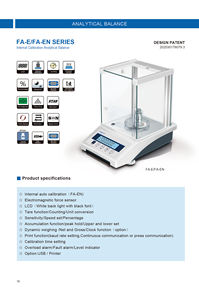XINGYUN FA2204E 0.0001g 0.1mg 해상도 디지털 전자 분석 밸런스 랩 LCD 디스플레이 스케일 OEM ODM 지원 - Product Image 2