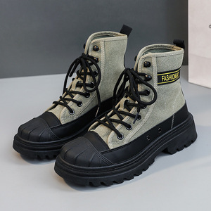 Botas Retro de Estilo Inglés al por Mayor 2026, Botas de Mujer con Plataforma, Impermeables, de Piel Sintética, para Aumentar la Estatura - Product Image 3