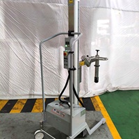 Lève-charge mobile en acier inoxydable pour le transport de bobines pharmaceutiques