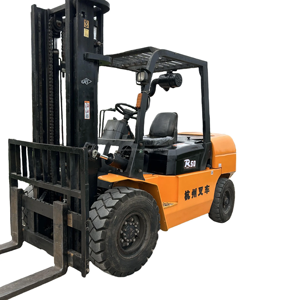 Montacargas Diésel Hangzhou de 5 Toneladas R50, China, Industrias de la Construcción, Bajo Precio, Buen Estado - Product Image 1