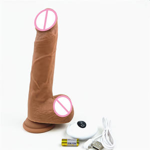 Stuwende En Wervelende En Verwarmende Siliconen Dildo Foto 'S Van Rubberen <span class=keywords><strong>Penis</strong></span> - Product Image 1