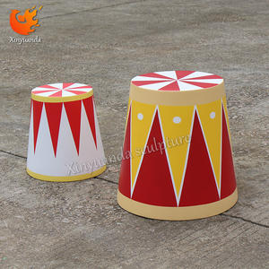 Escultura de FRP de dibujos animados modernos, adornos de fibra de vidrio duraderos para parque infantil y decoración de jardín para Navidad y Halloween - Product Image 2