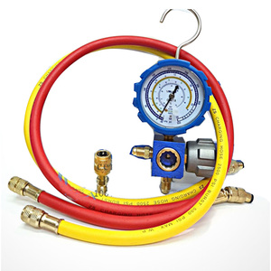 Hosen R134a R4A <span class=keywords><strong>R410a</strong></span> एकल गुना गेज नली एसी चार्जिंग टेस्टिंग - Product Image 1