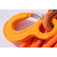 Monster4WD 12mm 1/2 in X 30m Corde de treuil synthétique double tressée UHMWPE 12 brins de haute qualité