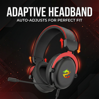 Casque de jeu filaire USB avec microphone antibruit, design RGB, pour PC, téléphone portable, sport, voyage, PJT-DEP2454