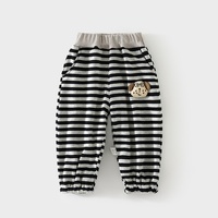 Pantalones Deportivos de Forro Polar Compuesto de Cintura Media, Estilo Coreano, Pantalones Casuales Cálidos de Forro Polar para Bebés