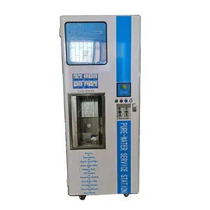 Máquina Expendedora de Agua purificada 200GPD, máquina expendedora de monedas y billetes, oferta
