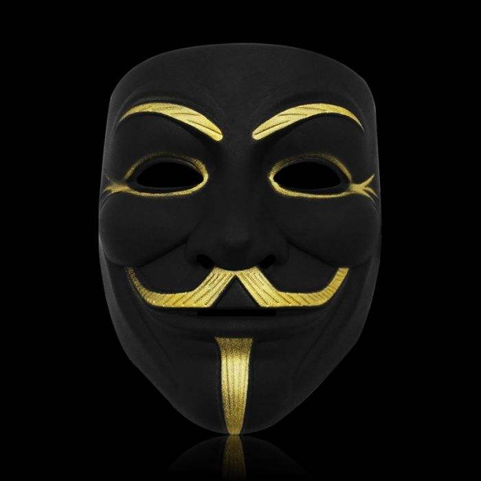 GUY FAWKES商品 WHITE ANONYMOUS HACKER PROTEST GUY FAWKES HALLOWEEN FANCY
