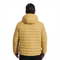 Veste matelassée en nylon épais réversible imperméable à fermeture éclair personnalisée OEM, taille plus, décontractée, respirante, pour homme