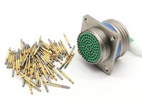 Connecteur d'automatisation industrielle D38999/20FG35SN, connecteur D38999