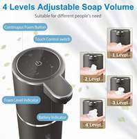 Distributeur automatique de savon liquide en mousse pour les mains, sans contact, électrique, intelligent, à capteur infrarouge, mural, pour salle de bain, usage domestique