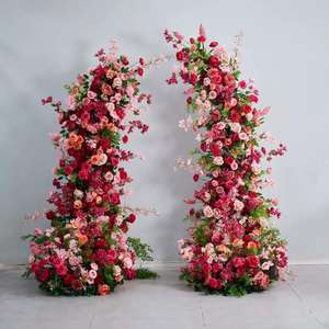 Centro de Mesa Decorativo para Bodas, Bola de Flores Coloridas, Camino de Mesa con Flores, Embalaje en Cartón - Product Image 1