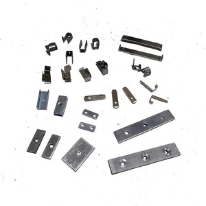 Heruntai <b>Hardware</b> Precision Metal Stamping Parts Stainless Steel Copper Iron Titanium L Shaped Brackets Connecting Springs 20mm - Product Image 3
