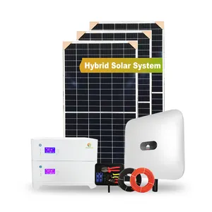 Factory direct sale 48v 5kw 10kw 20kw full kit off grid all in one power generator home use 2kw 3kw solar energy storage system