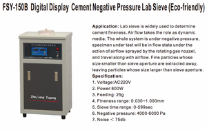 Tamiz de laboratorio de presión negativa de cemento con pantalla digital de - Product Image 4