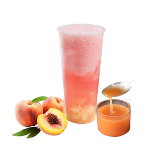 High Quality 1.2L Colored Concentrated <b>Fruit</b> Juice <b>Syrup</b> in Bottle for Tea Shops Beverage Manufacturing Wholesale - Product Image 1
