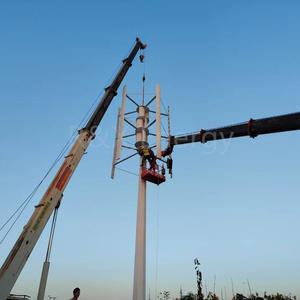 120V 220V 380V Vertical Axis <span class=keywords><strong>Wind</strong></span> Turbine hệ thống điện 100kw 50kw 30Kw 5KW lai năng lượng mặt trời năng lượng điện thay thế máy phát điện - Product Image 4