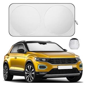 Hot Sale Foldable Polyester Car Windshield Sunshade Blocks UV Rays Portable Sun <b>Shade</b> - Product Image 5