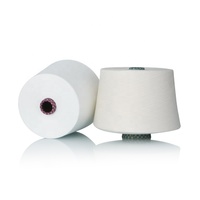 Le fabricant compte le fil blanc brut 70% poly et 30% viscose avec du fil de bonne qualité à des prix compétitifs